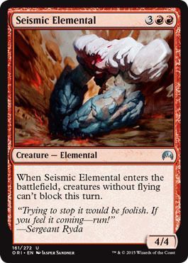 Seismic Elemental 161/272 Magic Origins Singles