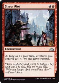 Street Riot 117/259 - Guilds of Ravnica Singles