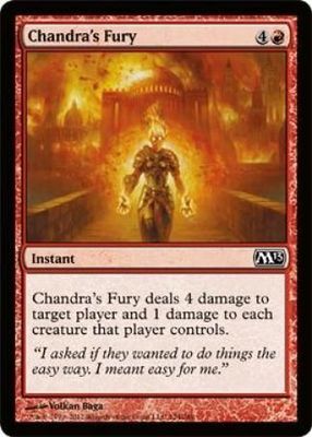 Chandra&#39;s Fury 124/249 Magic 2013 (M13) Singles(Español)