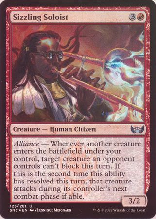 Sizzling Soloist 123/281 -  Streets of New Capenna Singles
