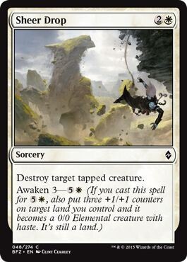Sheer Drop 048/274 Battle for Zendikar Singles