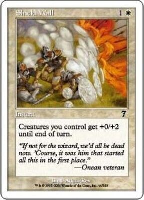 Shield Wall 44/350 - MTG 7th Edition Singles
