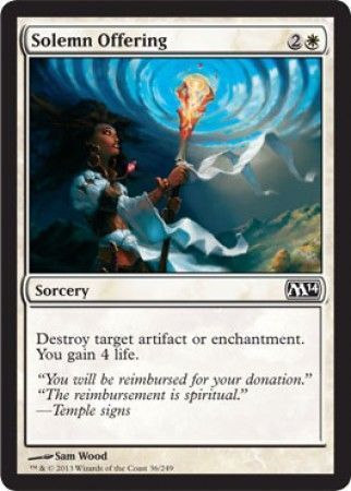 Solemn Offering 36/249 - Magic 2014 (M14) Singles