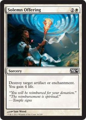 Solemn Offering 36/249 - Magic 2014 (M14) Singles