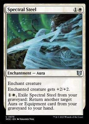Spectral Steel 0075
Wilds of Eldraine Commander Singles