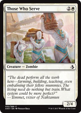 Those Who Serve 032/269
Amonkhet Singles
(Español)