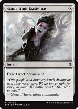 Scour from Existence 013/274 Battle for Zendikar Singles