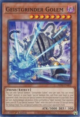 Geistgrinder Golem - PHNI-EN002 - Common 1st Edition Phantom Nightmare 1st Edition Singles