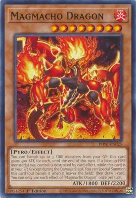 GA Magmacho Dragon - PHNI-EN025 - Common 1st Edition
Phantom Nightmare 1st Edition Singles