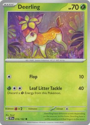 Deerling - 016/162 - Common Scarlet &amp; Violet: Temporal Forces Singles