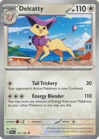 GA Delcatty - 131/162 - Uncommon
Scarlet &amp; Violet: Temporal Forces Singles
