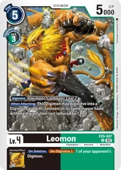 Leomon - Animal Colosseum (EX05) Animal Colosseum