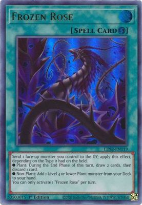 Frozen Rose - LDS2-EN119 - Ultra Rare 1st Edition
Legendary Duelists: Season 2 [LDS2] 1st Edition Singles