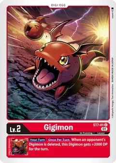 Gigimon - Starter Deck 07: Gallantmon (ST-7) Starter Deck 07: Gallantmon