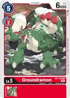 Groundramon - BT1-020 (Alternate Art) - Starter Deck 07: Gallantmon (ST-7)
Starter Deck 07: Gallantmon