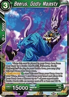 Beerus, Godly Majesty - Malicious Machinations (DBS-B08)
Malicious Machinations Foil