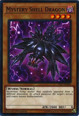 Mystery Shell Dragon - YS17-EN006 - Common 1st Edition Starter Deck Link Strike Singles (Espanol)