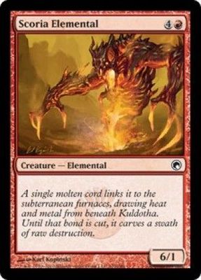 Scoria Elemental 102/249 - Scars of Mirrodin Singles