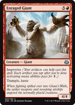 Enraged Giant 080/184
Aether Revolt Singles