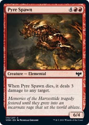 Pyre Spawn 173/277
Innistrad: Crimson Vow Singles(Español)