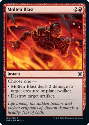 Molten Blast 149/280
Zendikar Rising Singles (Español)