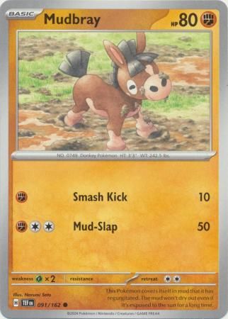 Mudbray - 091/162 - Common Scarlet &amp; Violet: Temporal Forces Singles