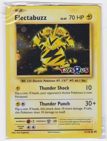 Electabuzz - 41/108 - Sealed Toys R Us Promo
Pokemon Toys R Us Promos