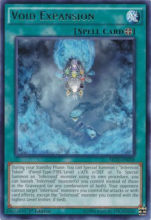 Void Expansion - SECE-EN058 - Rare 1st Edition
Secrets of Eternity (SECE) 1st Edition Singles