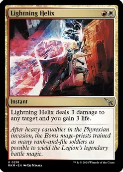 Lightning Helix 0218 - Murders at Karlov Manor (MKM) (FOIL)