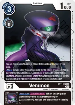 Vemmon - Dimensional Phase (BT11)
Dimensional Phase