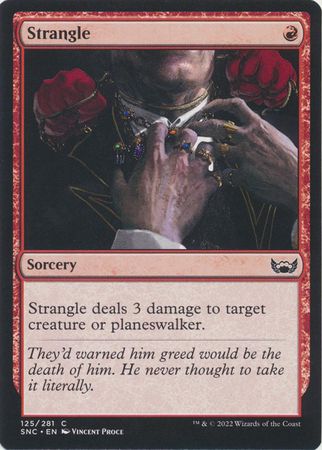 Strangle 125/281 - Streets of New Capenna Singles (Español)