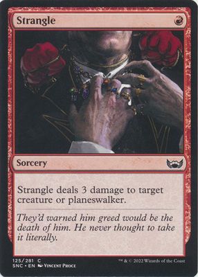 Strangle 125/281 - Streets of New Capenna Singles (Español)