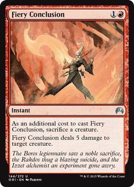 Fiery Conclusion 144/272 Magic Origins Singles
