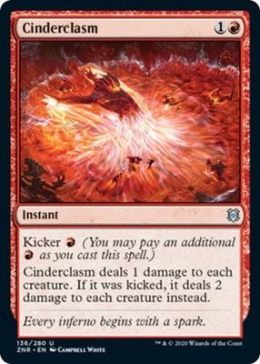 Cinderclasm 136/280 Zendikar Rising Singles (Español)