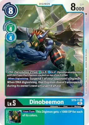 Dinobeemon - Starter Deck 09: Ultimate Ancient Dragon (ST-9)
Starter Deck 09: Ultimate Ancient Dragon