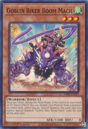 GA Goblin Biker Boom Mach - PHNI-EN010 - Common 1st Edition
Phantom Nightmare 1st Edition Singles