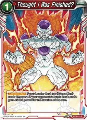Thought I Was Finished? - Universal Onslaught (DBS-B09) Universal Onslaught