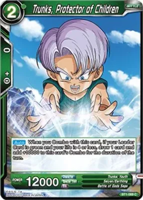 Trunks, Protector of Children - Galactic Battle (DBS-B01) Galactic Battle