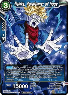 Trunks, Forerunner of Hope - Promotion Cards (PR)
Promotion Cards Foil