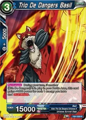 Trio De Dangers Basil - Tournament of Power (DBS-TB01)
Tournament of Power Foil