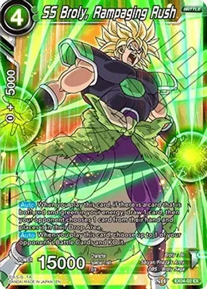 SS Broly, Rampaging Rush - Expansion Deck Box Set 04: Unity of Saiyans (DBS-BE04) Expansion Deck Box Set 04: Unity of Saiyans