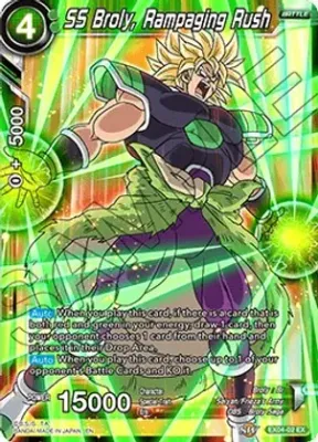 SS Broly, Rampaging Rush - Expansion Deck Box Set 04: Unity of Saiyans (DBS-BE04)
Expansion Deck Box Set 04: Unity of Saiyans Foil