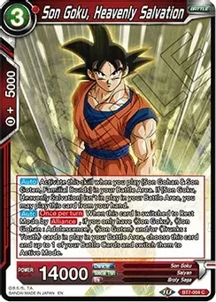 Son Goku, Heavenly Salvation - Assault of the Saiyans (DBS-B07)
Assault of the Saiyans