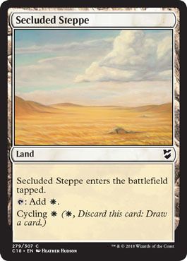 Secluded Steppe 279/307
Commander 2018 Singles