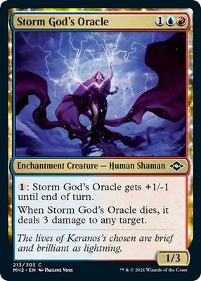Storm God&#39;s Oracle 213/303 Modern Horizons 2 Singles