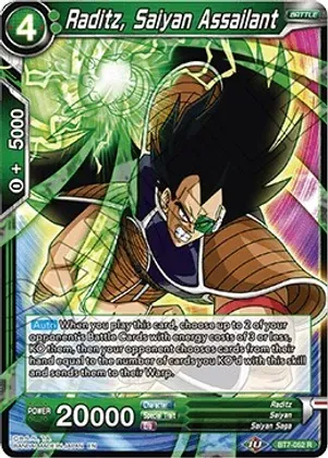 Raditz, Saiyan Assailant - Assault of the Saiyans (DBS-B07) Assault of the Saiyans Foil
