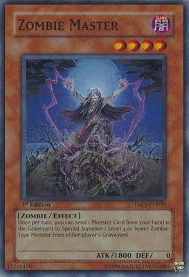 Zombie Master - TAEV-EN039 - Super Rare 1st Edition
Tactical Evolution [TAEV] 1st Edition Singles