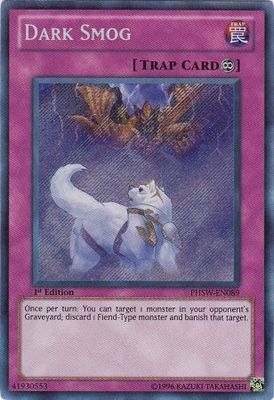 SJ Dark Smog - PHSW-EN089 - Secret Rare 1st Edition
Photon Shockwave 1st Edition Singles (Espanol)