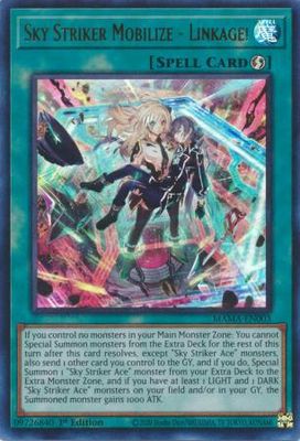 SJ Sky Striker Mobilize - Linkage! - MAMA-EN003 - Ultra Rare 1st Edition
Magnificent Mavens 1st Edition Singles