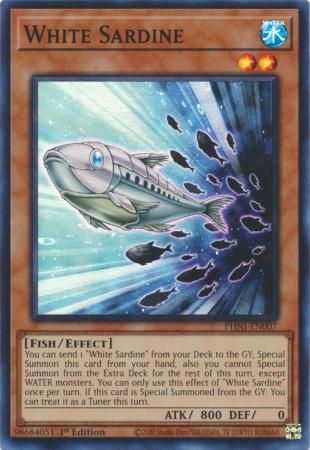 SJ White Sardine - PHNI-EN007 - Super Rare 1st Edition
Phantom Nightmare 1st Edition Singles